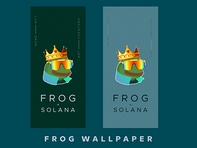 FROG WALLPAPER branding design flat illustration minimal vector