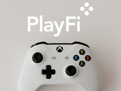 PlayFi branding flat logo minimal solana