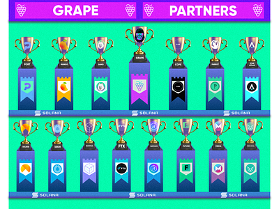 $GRAPE CABINET DESIGN crypto design grape logo minimal