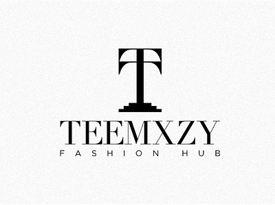 LOGO DESIGN - TEEMXZY FASHION HUB branding design flat illustration logo minimal