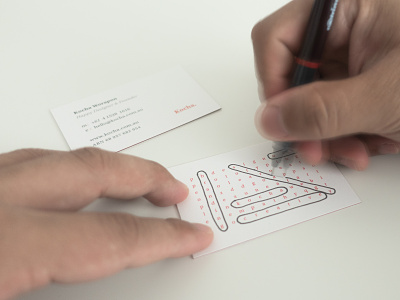 Dynamic Business Card Design business card design
