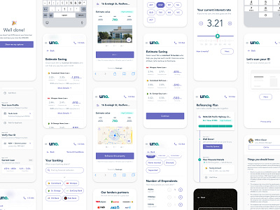 uno home loans—early explorations fin tech ideation interface design ux strategy