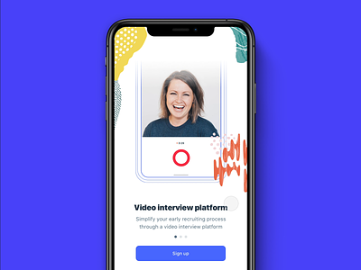 Interviwo—Value Proposition interaction design interface design onboarding screens ux strategy video app