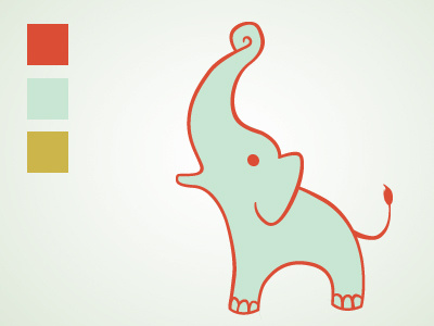 logo exploration brand elephant identity illustration