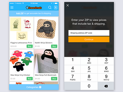 Price Preview for iOS ecommerce ios mobile