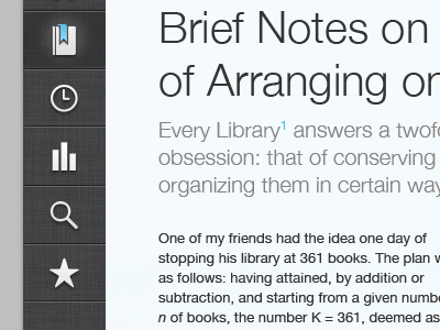 brief notes essay icons ipad mobile social bookshelf