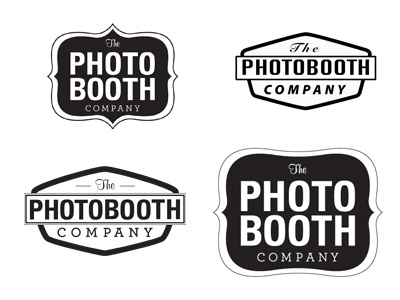 process shots brand identity logo photo booth sketch