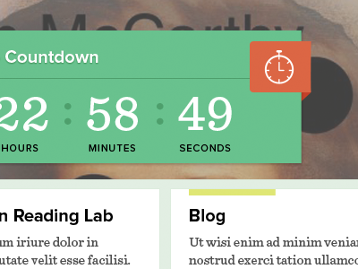 the countdown timer web ui