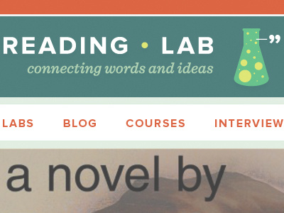 Reading Lab. book logo website