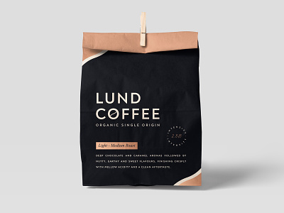 Lund coffee packaging branding coffee creative design graphicdesign inspiration label logo logosai packagedesign packaging packaging design photoshop print typography visual visualdesigner