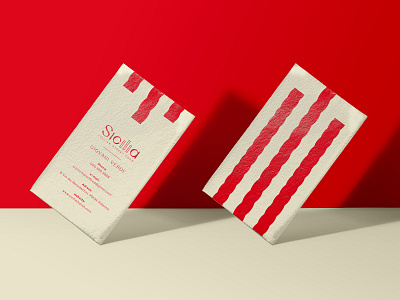 Business cards for Sicilia branding business card design business cards creative fast food graphicdesign italy logo logotype pasta print sicilia typography visual identity