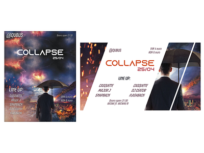Collapse banner poster