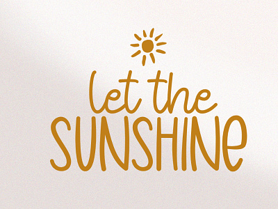 Let the Sunshine Font Duo