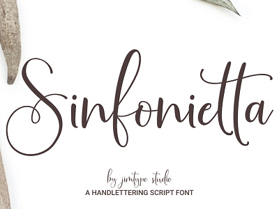 Sinfonietta Modern Script Font