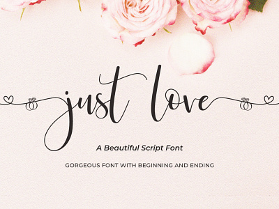 Just Love Beautiful Script Font