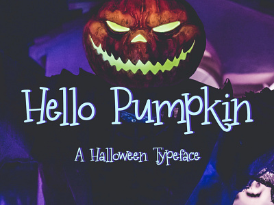 Hello Pumpkin - Halloween Font