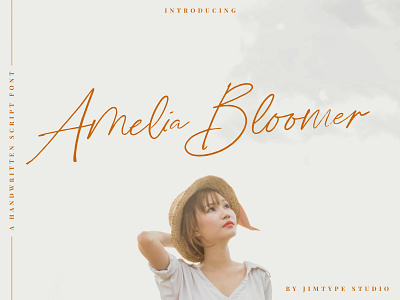 Amelia Bloomer branding brandingproject craft crafted fonthandwriting hancraft hand handlattering logo logo design logobrand logobranding logodesign logotype project quote wedding