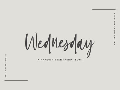 Wednesday | A Handwritten Font bundle illustrations