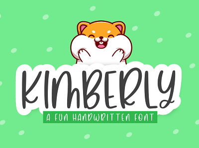 Kimberly | Handwritten Font bundle illustrations