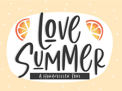 Love Summer | Handwritten Font