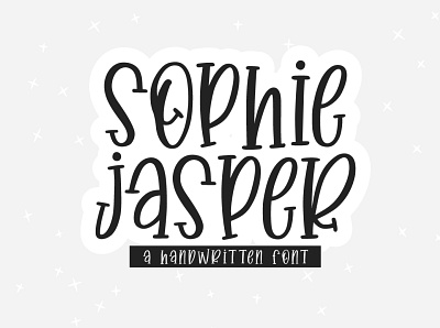 Sophie Jasper - Quirky Handwritten Font