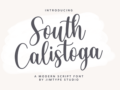 South Calistoga Font branding design font design fonthandwriting handlattering illustration letteringfont logo script lettering typography