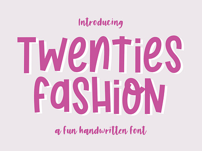 Twenties Fashion Fon branding design font design fonthandwriting graphic design handlattering illustration letteringfont logo script lettering typography ui