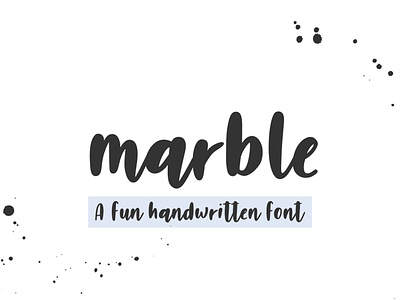 Marble Handwritten Font branding design font design fonthandwriting graphic design handlattering illustration letteringfont logo script lettering typography