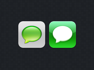 SMS Icons collab dope green icons ios sms theme