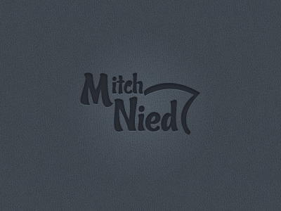 Logo Design abstract indent logo mitch nied