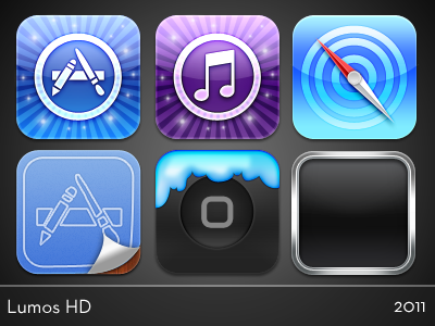 Lumos HD iOS appstore icon ios itunes lumos safari settings theme winterboard