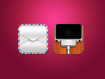 Mail & Phone iOS Icons