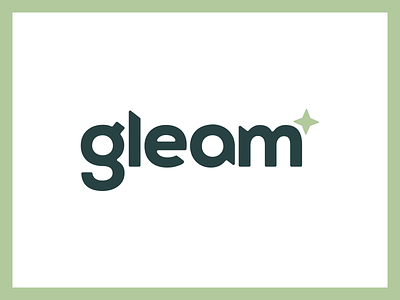 Gleam art direction brand identity branding logo logo design