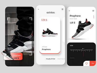 Visual search fashion app