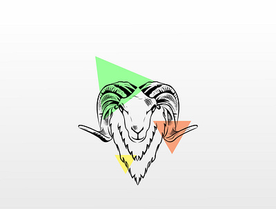 Garut Sheep animal animals branding design illustration line lineart linework logo minimal vector