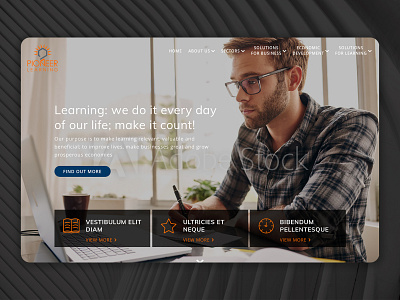 Pioneer Learning - Website Design Concept