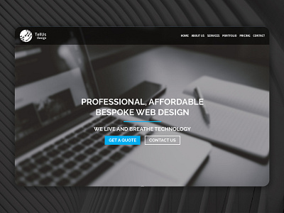 TellUs Design - Homepage Website