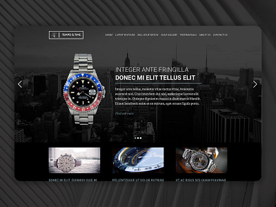Tempo & Time - Website Design