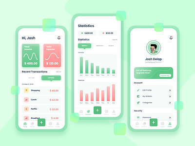 Money Management clean management minimal mobile mobile app money money management ui ui design