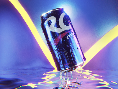 RCcola 3d animation design graphic design pils soda