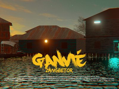 Ganvié Zangbetor 3d animation branding graphic design motion graphics