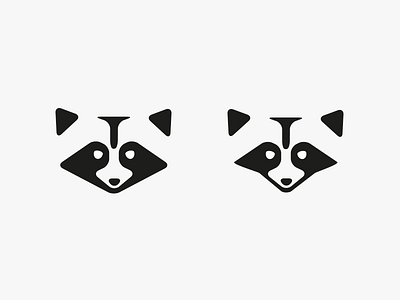 Raccoon logo: 2 versions