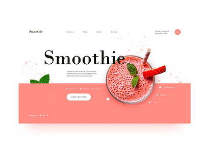 Landing page Smoothie