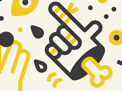 Basicons: Hands emoji finger gang hands icon illustration people vectors