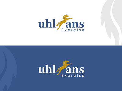 uhlans exercise logo exercise logo flat logos horse logo icons illustration logo minimal symbol vector