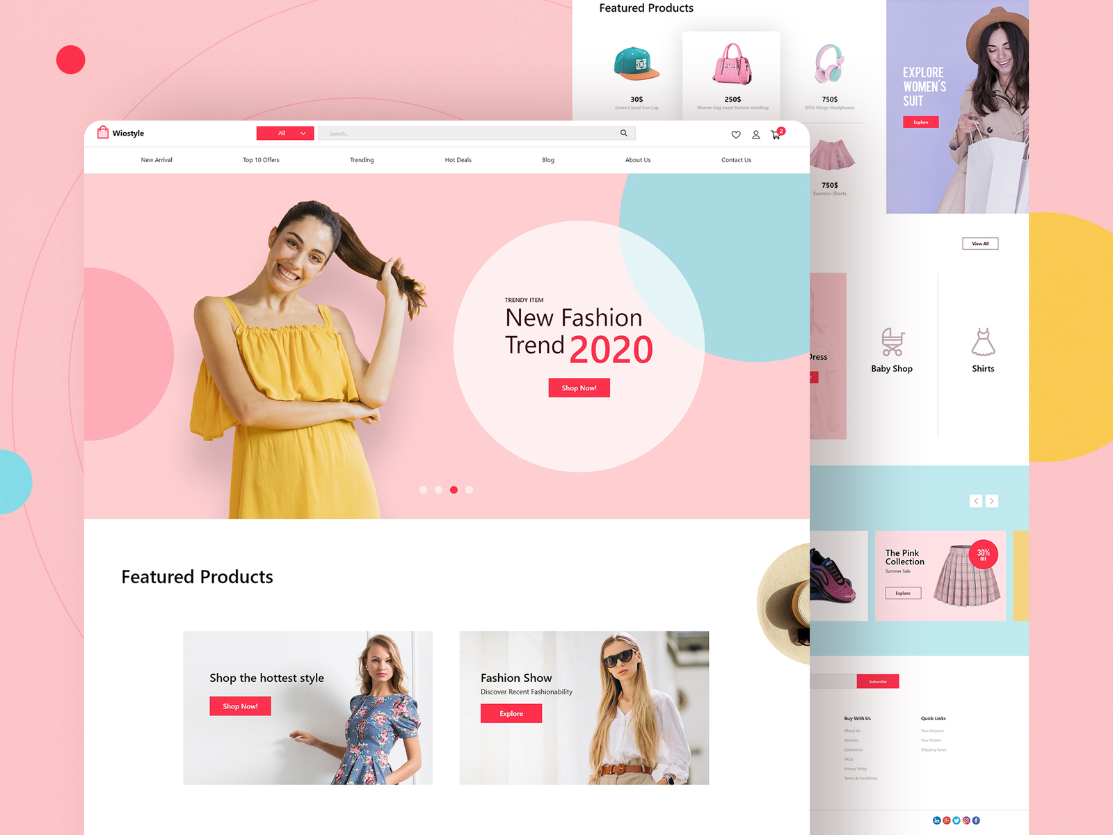 E commerce Website by AWAYR on Dribbble