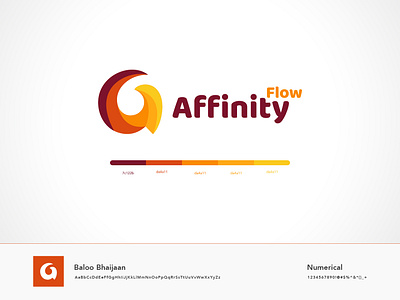 Affinity Flow Logo branding branding design flat design flat logo design icons illustraion logo logodesign minimal typogaphy ui ux ui design uiux vector