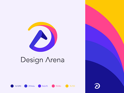 Design Arena Logo 🎨 flat design iconography icons illustration logo logo design branding logodesign ui vector