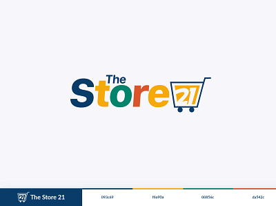 The Store 21 Logo | AWAYR app branding design flat design icon iconography illustration logo ui vector