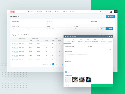 Admin Page dashboard flat design web application